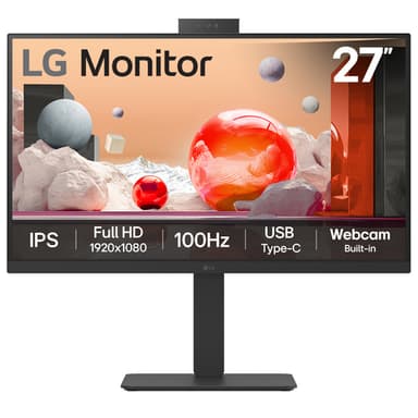 LG 27BA850-B.AEK computer monitor 68.6 cm (27") 1920 x 1080 pixels Full HD Black view 1