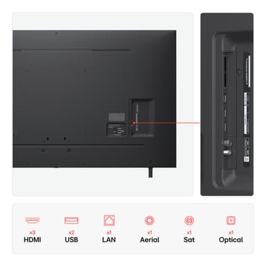 LG 75NANO80A6B.AEK TV 190.5 cm (75") 4K Ultra HD Smart TV Wi-Fi Blue view 4