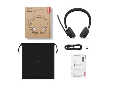Lenovo ANC Headset 6550 Wireless Head-band Office/Call center USB Type-C Bluetooth Black view 18