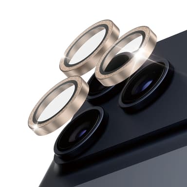 PanzerGlass ® Hoops® Camera Lens Protector Glitter Gold iPhone 17 Pro | iPhone 17 Pro Max | iPhone 16 Pro | 16 Pro Max Clear screen protector Apple 1 pc(s) view 1