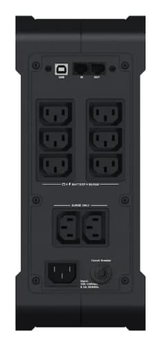 Vertiv PowerUPS 200 1600VA/1000W 230V Line Interactive 8 IEC C13 view 3