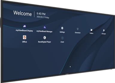 Viewsonic CDE105UW interactive whiteboard 2.67 m (105") 5120 x 2160 pixels Black view 3