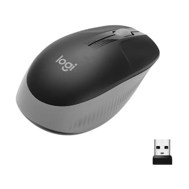 Logitech M190 Full-size wireless mouse view 1