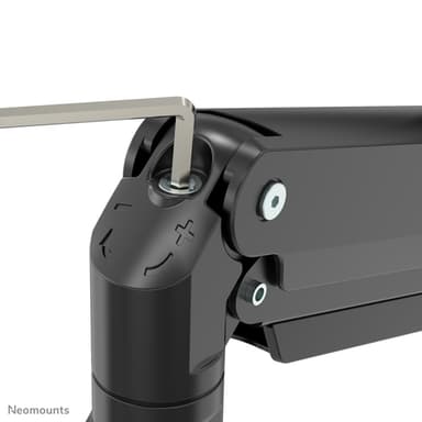 Neomounts NM-D775DX3BLACK Monitor arm 17-27" - gas spring - Topfix - 180°-stop view 9