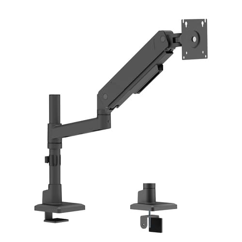 Origin Storage Gas Spring Single Monitor Arm with VESA 75x75 and 100x100