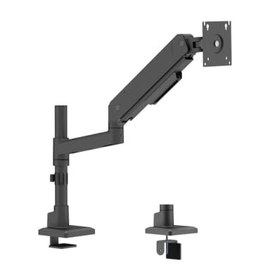 Origin Storage Gas Spring Single Monitor Arm with VESA 75x75 and 100x100 view 2