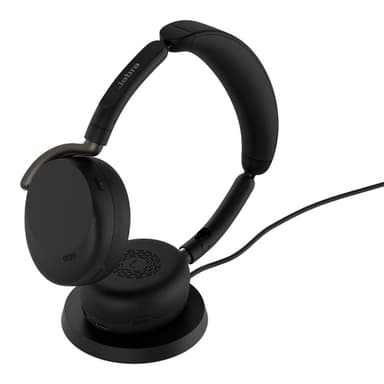 Jabra Evolve3 65 Flex UC - USB-C with Dongle - Black (Wireless Charging Pad) view 2