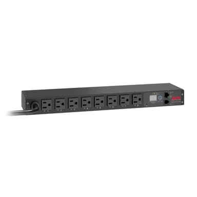 APC NetShelter Switched Rack PDU, 1U, 1.4kW, 120V, 15A, 8 NEMA 5-15R outlet view 5