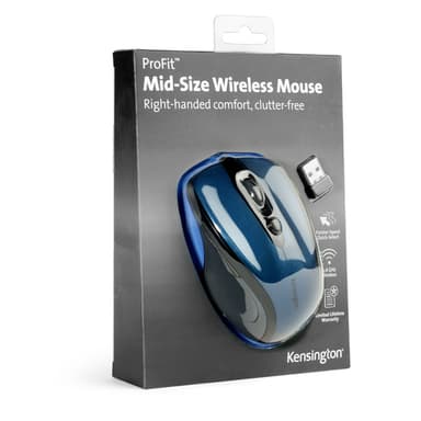 Kensington Pro Fit Mid-Size Wireless Mouse - Sapphire Blue view 6