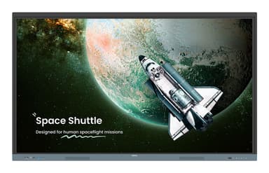 BenQ 9H.F9FTK.DE8 Signage Display Interactive flat panel 190.5 cm (75") 450 cd/m² 4K Ultra HD Black, Grey Touchscreen Built-in processor Android view 1
