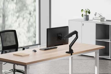 Neomounts DS70-250BL1 Monitor arm 17-35" - gas spring - Topfix - 180°-stop view 18