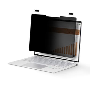 StarTech.com 13.5-inch 3:2 Flip-Over Privacy Screen with Touch, Anti-Glare Privacy Filter, Laptop Monitor Screen Protector with 51% Blue Light Reduction view 1