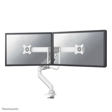 Neomounts DS75-450WH2 Monitor arm 17-32" - gas spring - Topfix - 180°-stop view 1