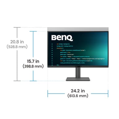 BenQ RD270Q computer monitor 68.6 cm (27") 2560 x 1440 pixels Wide Quad HD Black view 5