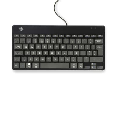 R-Go Tools Ergonomic keyboard R-Go Compact Break, compact keyboard with break software, QWERTY (UK), wired, black view 2