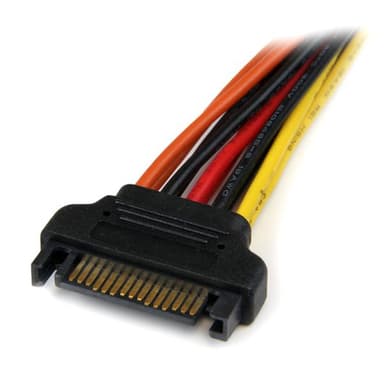 StarTech.com 6in Latching SATA Power Y Splitter Cable Adapter - M/F view 3