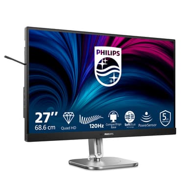Philips 4000 series 27B2N4500/00 computer monitor 68.6 cm (27") 2560 x 1440 pixels Quad HD LCD Grey view 2