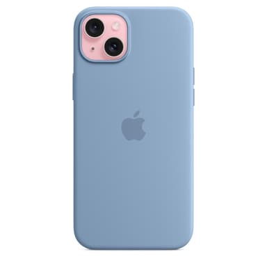 Apple iPhone 15 Plus Silicone Case with MagSafe - Winter Blue view 2