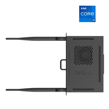 BenQ TEY41-i7 Intel® Core™ i7 i7-1255U 16 GB DDR4-SDRAM 256 GB SSD Windows 11 Pro Rack-mounted chassis PC Black view 4