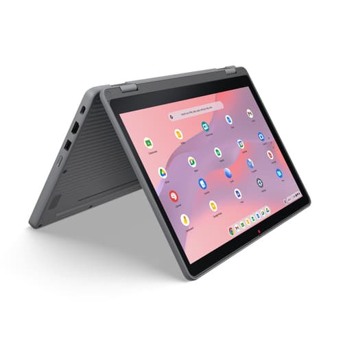 Lenovo Chrome 500e 2in1 G5 M89 MediaTek Kompanio 540 Chromebook 29.5 cm (11.6") Touchscreen HD 8 GB LPDDR5x-SDRAM 64 GB UFS Wi-Fi 7 (802.11be) ChromeOS Grey English