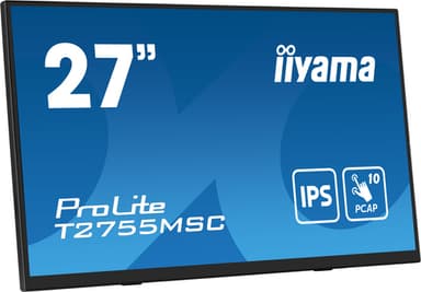 iiyama ProLite T2755MSC-B1 computer monitor 68.6 cm (27") 1920 x 1080 pixels Full HD LED Touchscreen Tabletop Black view 4
