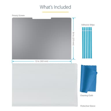 StarTech.com 13.5-inch Surface Laptop / Surface Book Privacy Screen, Anti-Glare Privacy Filter with 51% Blue Light Reduction, Monitor Screen Protector with +/- 30 deg. Viewing Angle, Matte Finish view 13