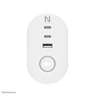 Neomounts DS22-840WH6 Desk socket with clamp and USB-C and USB-A ports - Quick charge view 6