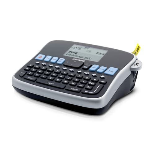 DYMO LabelManager Desktop Label Maker | 360D Rechargeable Hand-Held Label MakerEasy-to-UseOne-Touch Smart KeysQWERTY KeyboardLarge Displayfor Home & Office Organisation