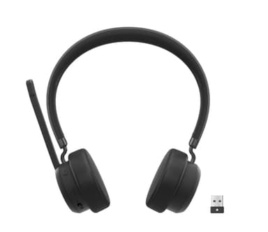 Lenovo Wireless VoIP Headset Head-band Office/Call center Bluetooth Black view 4