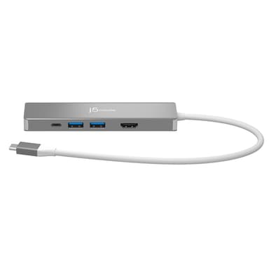 j5create JCD390 4K60 Elite USB-C® 10Gbps Multi-Adapter, Black view 5
