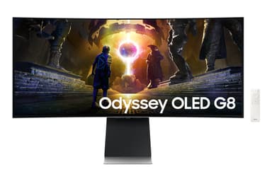 Samsung 34" Odyssey OLED G8 G85SD Ultra UWQHD 175Hz Gaming Monitor view 1
