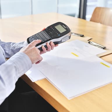 DYMO LabelManager 280 Label Maker | Rechargeable Handheld Label Printer with QWERTY Keyboard | Includes Black & White D1 Label Tape (12mm) | For Home & Office view 4