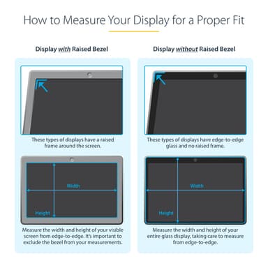 StarTech.com 14-inch 16:9 Laptop Privacy Screen, Reversible Gold Filter w/Enhanced Privacy, Computer Security Filter, Removable Screen Protector/Shield, +/- 30 Deg. view 10