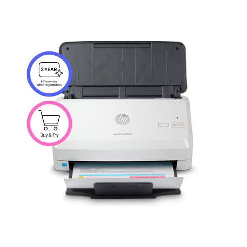 HP Scanjet Pro 2000 s2 Sheet-feed Scanner Sheet-fed scanner 600 x 600 DPI A4 Black, White