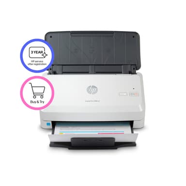 HP Scanjet Pro 2000 s2 Sheet-feed Scanner Sheet-fed scanner 600 x 600 DPI A4 Black, White view 2