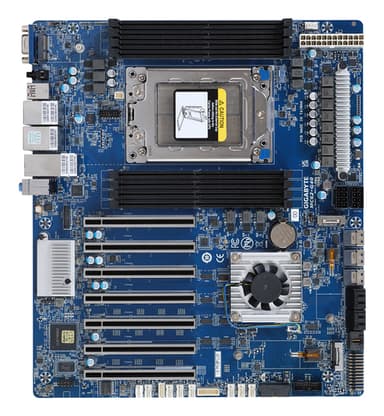 GIGABYTE MC62-G40 AMD WRX80 Socket sWRX8 SSI CEB view 3