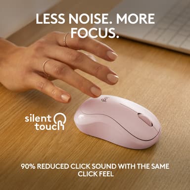 Logitech M240 Silent mouse Travel Ambidextrous RF Wireless + Bluetooth 4000 DPI view 5