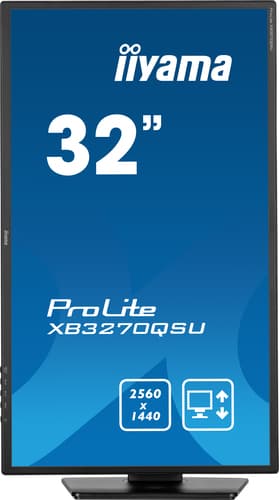 iiyama ProLite XB3270QSU-B1 computer monitor 80 cm (31.5") 2560 x 1440 pixels Quad HD LED Black view 4