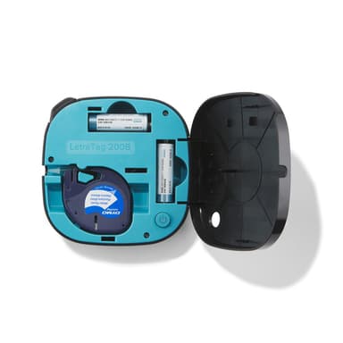 DYMO LetraTag 200B Bluetooth Label Maker | Compact Label Printer | Connects Through Bluetooth Wireless Technology to iOS and Android | Includes 1 White Paper Label Tape | Black view 6