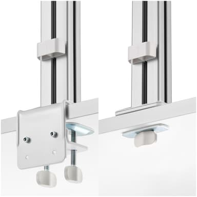 StarTech.com Six-Monitor Desk Mount with Crossbar, Up To 32-inch Computer Screens, Max 17.6lb (8kg) each, Dual Column, C-clamp/Grommet, Height Adjustable view 5