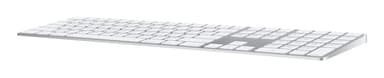 Apple Magic w/ Numeric Keypad keyboard Universal Bluetooth AZERTY French Silver, White view 4