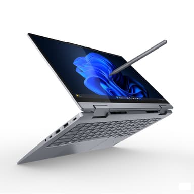 Lenovo ThinkBook 14 2-in-1 G5 IAU Intel Core Ultra 7 255U Hybrid (2-in-1) 35.6 cm (14") Touchscreen WUXGA 16 GB DDR5-SDRAM 512 GB SSD Wi-Fi 6E (802.11ax) Windows 11 Pro English Grey view 13