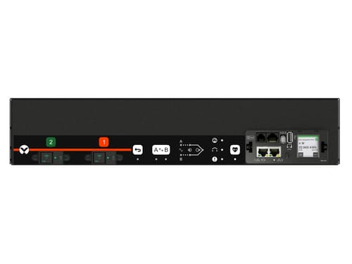 Vertiv Geist AGS5M2R6-12CF13-3PS6PS6B211-D power distribution unit (PDU) 12 AC outlet(s) 0U Black