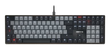 CHERRY KC 500 MX LP keyboard Home/Office USB QWERTY US English Black view 1