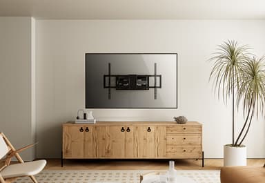 Manhattan Wall Mount for TV & Monitors (Full Motion), For screens 37" to 120", VESA compatibility: all between 200x200mm to 900x600mm - check the dimensions of the four mounting holes on back of screen to ensure it fits, Max 120kg, Black, Bracket,Lifetime Warranty view 13
