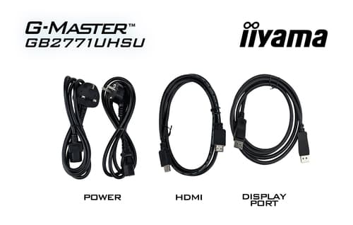 iiyama G-MASTER GB2771UHSU-B1 computer monitor 68.6 cm (27") 3840 x 2160 pixels 4K Ultra HD LED Black