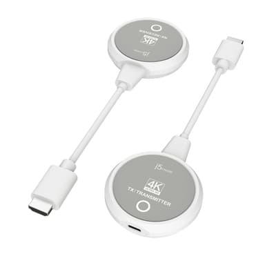j5create JVAW75 ScreenCast 4K Wireless Display HDMI™ Extender, grey/white view 1