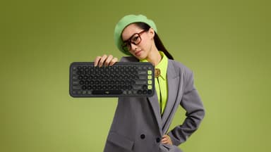Logitech POP Icon Keys keyboard Universal Bluetooth QWERTY UK English Graphite view 10