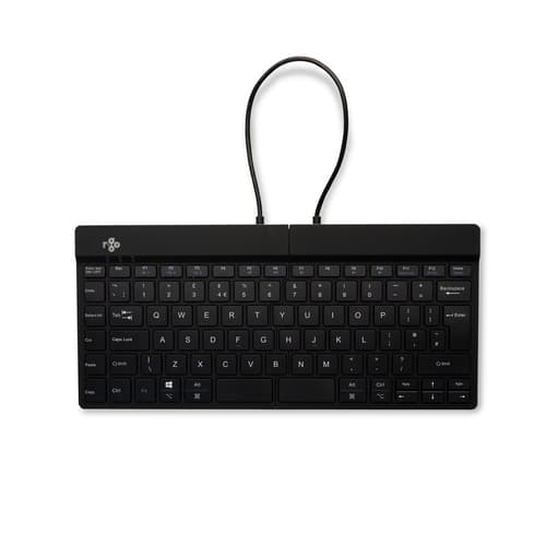 R-Go Tools Ergonomic keyboard R-Go Split Break with break software, ergonomic split keyboard, QWERTY (UK), Bluetooth, black
