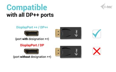 i-tec Passive DisplayPort to HDMI Adapter (max 4K/30Hz) view 3